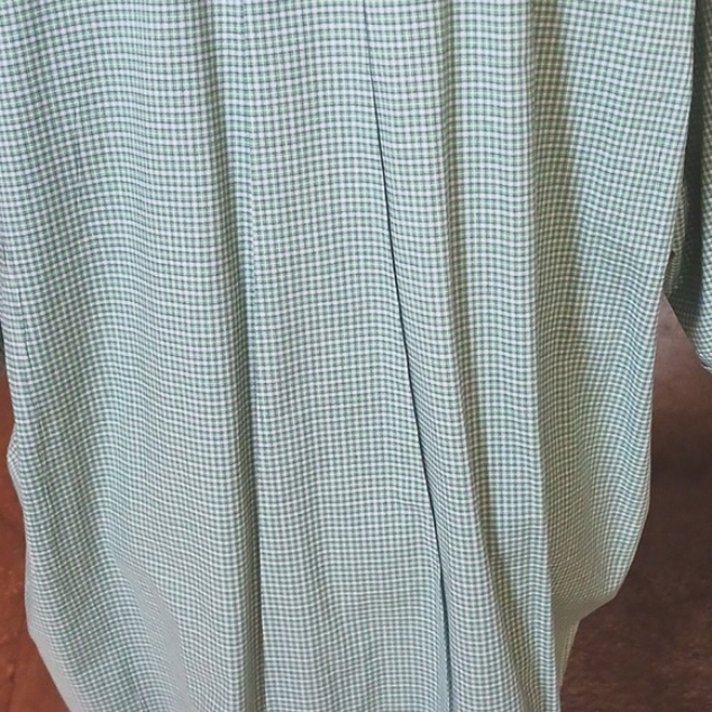TOMMY Hilfiger Men's Short Sleeve Green/Blue Shirt Size 3XLT - Picture 8 of 13